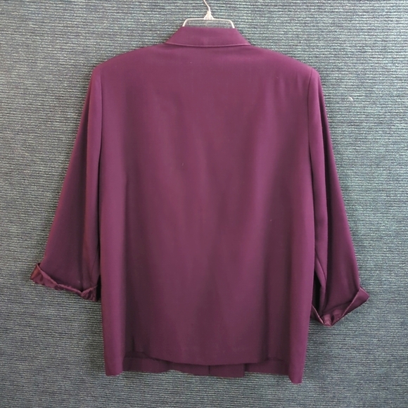 Sag Harbor Petites Plum Color Blazer - Picture 2 of 7